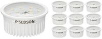 SEBSON LED-Leuchtmittel LED Modul 5W ultra flach &oslash;50x26mm Einbaustrahler 230V...
