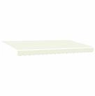 vidaXL Markise Einziehbare Markise Creme 400 x 200 cm Polyester und Aluminium (1-St)