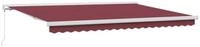 vidaXL Markise Markise Manuell Weinrot 450x300 cm (1-St)