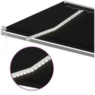 vidaXL Markise 600 x 350 cm Automatische Markise mit LED Windsensor 600x350 cm...