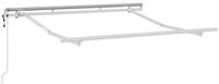 vidaXL Markise Markisenrahmen Wei&szlig; 2,5 x 2 m Metall (1-St)