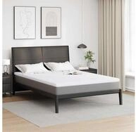 Matratzenauflage vidaXL, Matratzenauflage Wei&szlig; 160 x 200 cm Jacquard Stoff