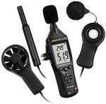 PCE Instruments Umweltmessger&auml;t PCE-EM 883, Messung von Schall, Lichtst&auml;rke, uvm.