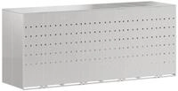 vidaXL M&uuml;lltonnenbox Wagenm&uuml;llbeh&auml;lter f&uuml;r 4 Beh&auml;lter Edelstahl Silber (1...