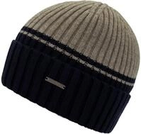 chillouts Beanie Malik Hat Mit Umschlag, zweifarbig