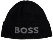 BOSS Strickm&uuml;tze Elios Hat mit eingewebtem Logo