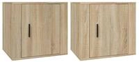 vidaXL Nachttisch Nachttische 2 Stk. Sonoma-Eiche 50x39x47 cm (2-St)