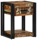 vidaXL Nachttisch 40 x 35 x 50 cm Nachttische 2 St&uuml;ck 40x35x50 cm Massivholz