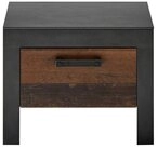 Furn.Design Nachttisch Ward (Nachtkonsole in grau mit Used Wood, 55 x 45 cm), mit