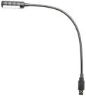 Adam Hall Klemmleuchte, SLED 1 ULTRA USB mit 4 COB LED Schwanenhalsleuchte -