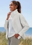 Elbsand Softshelljacke mit hohem, verstellbaren Kragen