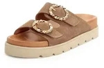Tamaris Pantolette Sommerschuh mit schmuckbesetzten, verstellbaren Schnallen...