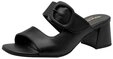 Tamaris WIDE FIT comfortFit aus Leder Blockabsatz Pantolette comfortFit