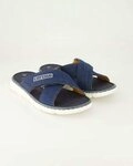 bugatti M Sandals Pantolette Obermaterial: Leder und Textil