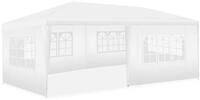 tectake Pavillon Partyzelt Novara mit 5 Seitenteilen, wasserdicht, 6x3m mit