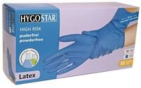 HYGOSTAR Arbeitshandschuh-Set Chemikalienschutzhandschuhe High Risk blau Gr. 8/M