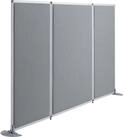 Soennecken Standtafel Stellwand stoffbespannt 1210mm grau