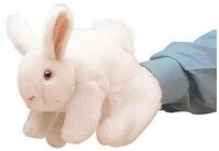 Folkmanis Handpuppen Handpuppe Folkmanis wei&szlig;es H&auml;schen
