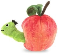 Folkmanis Handpuppen Handpuppe Folkmanis Handpuppe Wurm im Apfel 3123 (Packung)