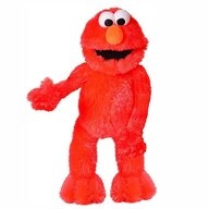 Sesamstrasse Handpuppe Elmo Hand-Puppe Sesamstrasse 45 cm Pl&uuml;sch-Figur Kuschel-Tier