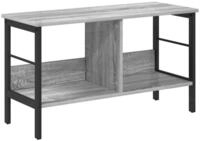 vidaXL B&uuml;cherregal B&uuml;cherregal Graues Sonoma 82 x 32 x 47 cm Holzwerkstoff,...