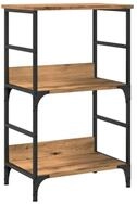 vidaXL B&uuml;cherregal B&uuml;cherschrank Artisan-Eiche 50x33x82 cm Holzwerkstoff, 1-tlg.