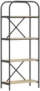 vidaXL B&uuml;cherregal B&uuml;cherregal Sonoma-Eiche 60 x 30 x 146 cm Holzwerkstoff, 1-tlg.