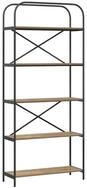 vidaXL B&uuml;cherregal B&uuml;cherregal Artisan-Eiche 80 x 30 x 183 cm Holzwerkstoff, 1-tlg.