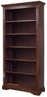 Massivmoebel24 B&uuml;cherregal OXFORD, 1-tlg., Regal Akazie 97x35x200 nougat...