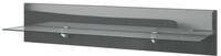 Vladon Wandregal Bari, Schweberegal, Grau Hochglanz (98 x 20 x 19 cm)