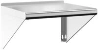vidaXL Wandregal 50 x 45 x 31 cm Wandregal 50x45x31 cm Silbern Edelstahl