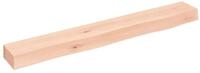 vidaXL Regal Wandregal 80x10x6 cm Massivholz Eiche Unbehandelt, 1-tlg.