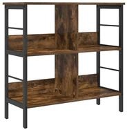vidaXL B&uuml;cherregal B&uuml;cherregal Ger&auml;ucherte Eiche 82 x 32 x 79 cm Holzwerkstoff,