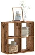 vidaXL B&uuml;cherregal 685 x 32 x 685 cm B&uuml;cherregal Standregal Bodenregal