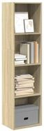 vidaXL Regal NA B&uuml;cherregal Sonoma Eiche 40x30x152 cm Spanplatte