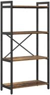 vidaXL B&uuml;cherregal B&uuml;cherregal Altholz 60 x 30 x 120 cm Holzwerkstoff, 1-tlg.
