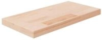 vidaXL Regal Regalboden 40x20x2,5 cm Unbehandeltes Massivholz Eiche, 1-tlg.