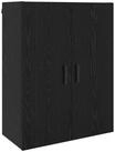 vidaXL H&auml;ngeschrank Wandschrank Wandmontiert Schwarz Eichen-Optik 69,5 x 34 x...