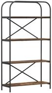 vidaXL B&uuml;cherregal B&uuml;cherregal Ger&auml;ucherte Eiche 80 x 30 x 146 cm Holzwerkstoff,