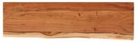 vidaXL Tischplatte Wandregal 60x20x3,8 cm Rechteckig Massivholz Baumkante (1 St)