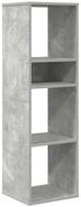 vidaXL B&uuml;cherregal B&uuml;cherregal Betongrau 34x31x112 cm Holzwerkstoff, 1-tlg.