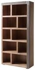 Massivmoebel24 B&uuml;cherregal AMSTERDAM, 1-tlg., Standregal Akazie 100x35x204...