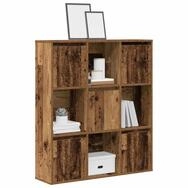 vidaXL B&uuml;cherregal NA B&uuml;cherregal Altholz-Optik 89x24x101,5 cm Spanplatte