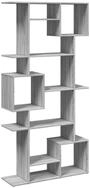 vidaXL B&uuml;cherregal NA B&uuml;cherregal Grau Sonoma 92x29x188 cm Spanplatte