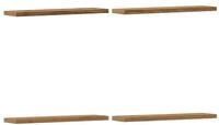 vidaXL Regal Wandregale 4 Stk. Artisan-Eiche 40x10x1,5 cm Holzwerkstoff, 4-tlg.
