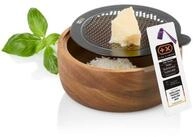 AdHoc K&auml;sereibe Tisch Feinreibe CutnServe, Akazienholz, Edelstahl, (1-St), f&uuml;r