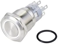 TRU COMPONENTS Schalter Drucktaster Serie LAS1-AGQ-22ZE LED 24 V TC-10090988
