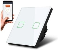 Maclean Smarter Lichtschalter, Steuerung &uuml;ber WiFi-App und Touch-Schalter