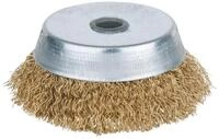 KS Tools Rundb&uuml;rste KS Tools BRONZEplus Topfb&uuml;rste, Zinnbronzedraht, gewellt, &Oslash; 85