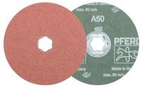 Pferd Schleifscheibe PFERD TOOLS COMBICLICK Korund Fiberscheibe &Oslash; 125 mm A50...